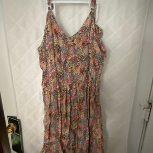 Cute summer dress with floral pattern